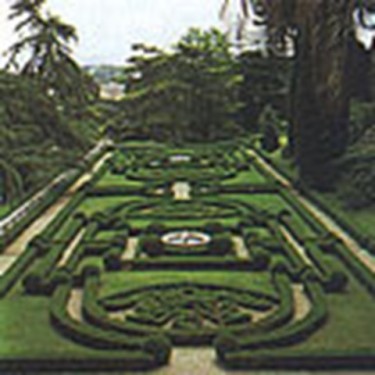 formal herb garden