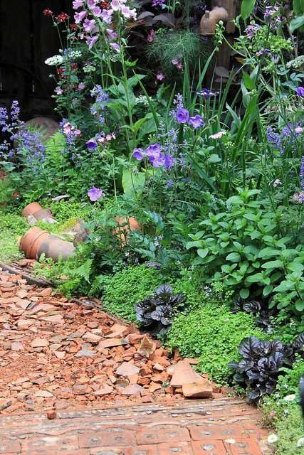 Potter's garden photo by Karen Roe RHS Chelsea Flower Show