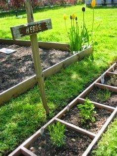 repurposed ladder garden